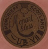 Monart glass label type G2