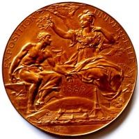 John Moncrieff International exhibition medal 1889