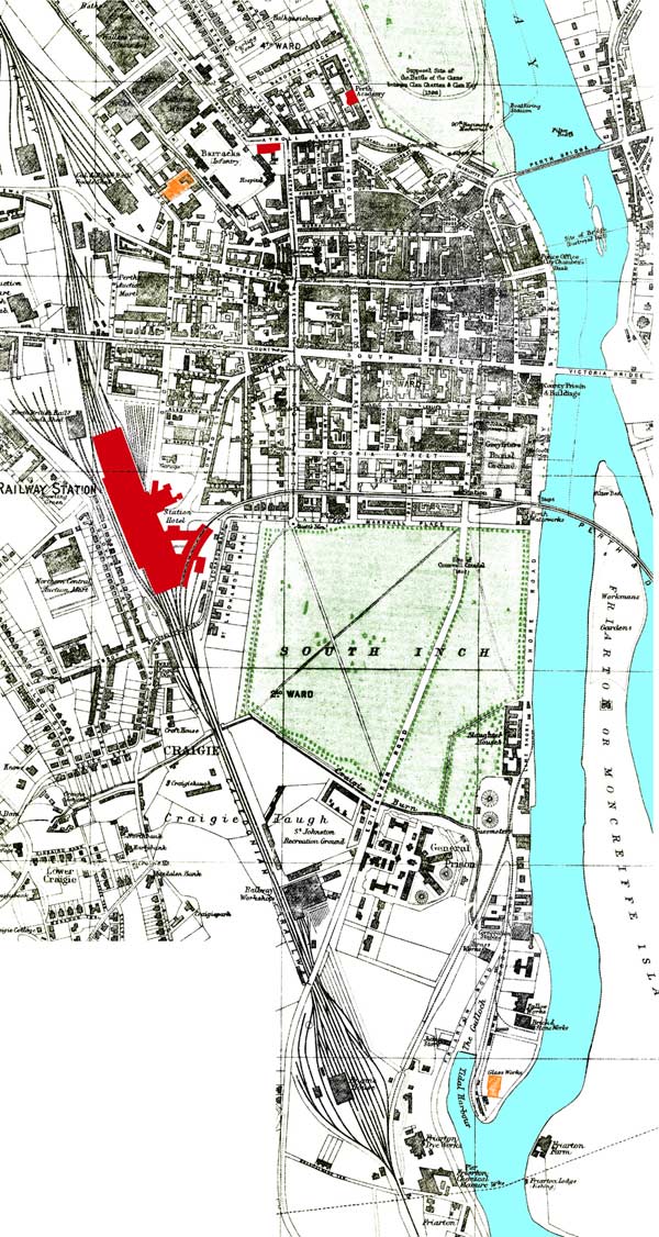 Map of Perth 1913